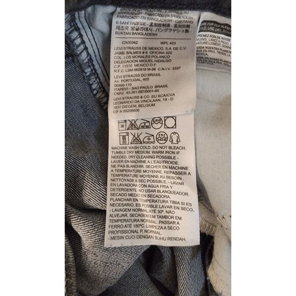 Levis 505 Straight leg women's denim jeans size 10 - Picture 6 of 15